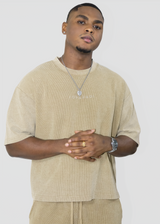 Stone Grid 001 Boxy Tee