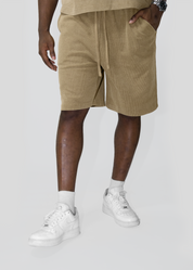 Stone Grid 001 Shorts