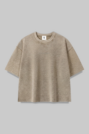Stone Grid 001 Boxy Tee