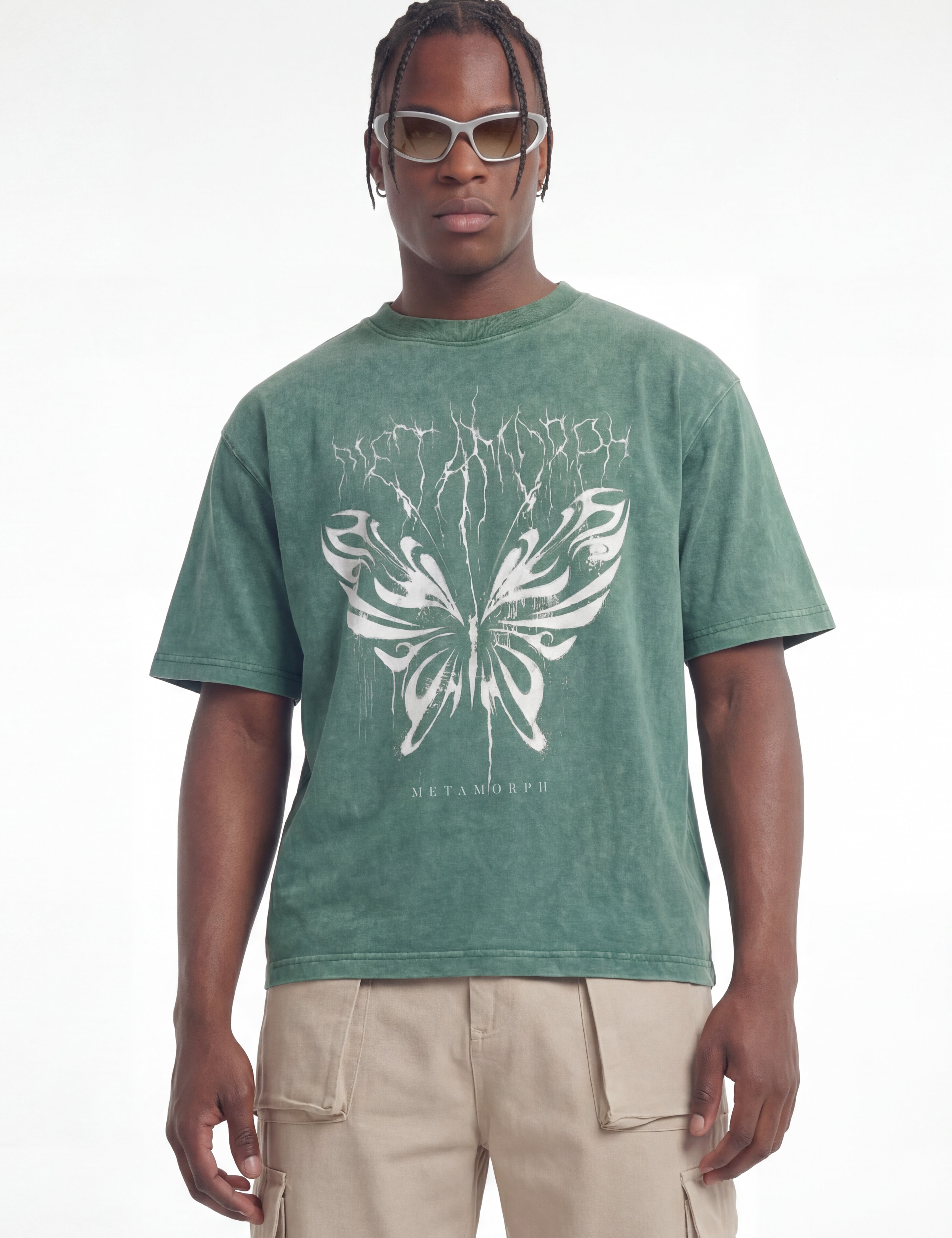 Butterfly Boxy Fit Tee - TOPARADI