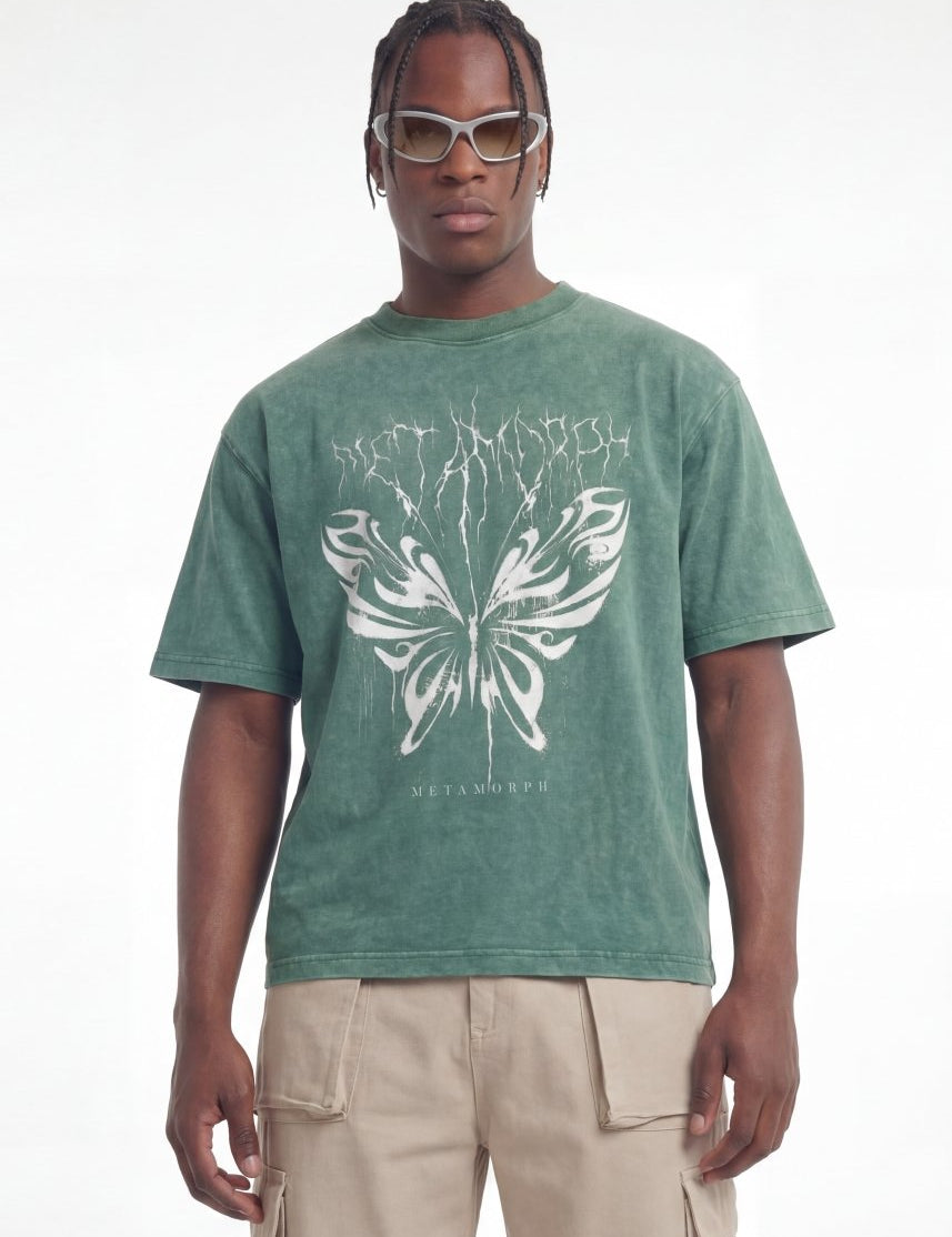 Butterfly Boxy Fit Tee - TOPARADI