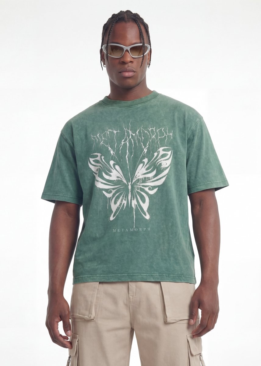 Butterfly Boxy Fit Tee - TOPARADI