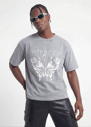 Butterfly Boxy Fit Tee - TOPARADI