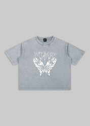 Butterfly Boxy Fit Tee - TOPARADI