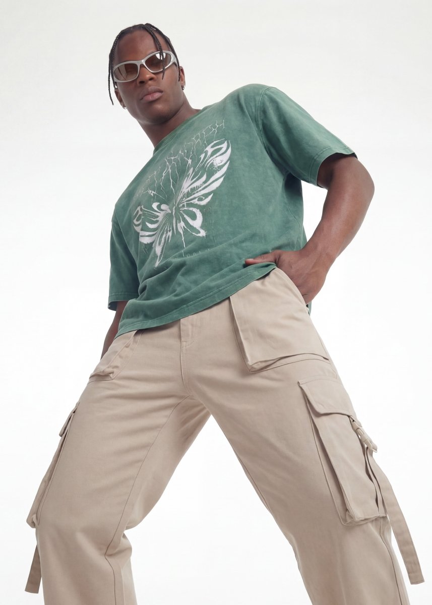 Butterfly Boxy Fit Tee - TOPARADI