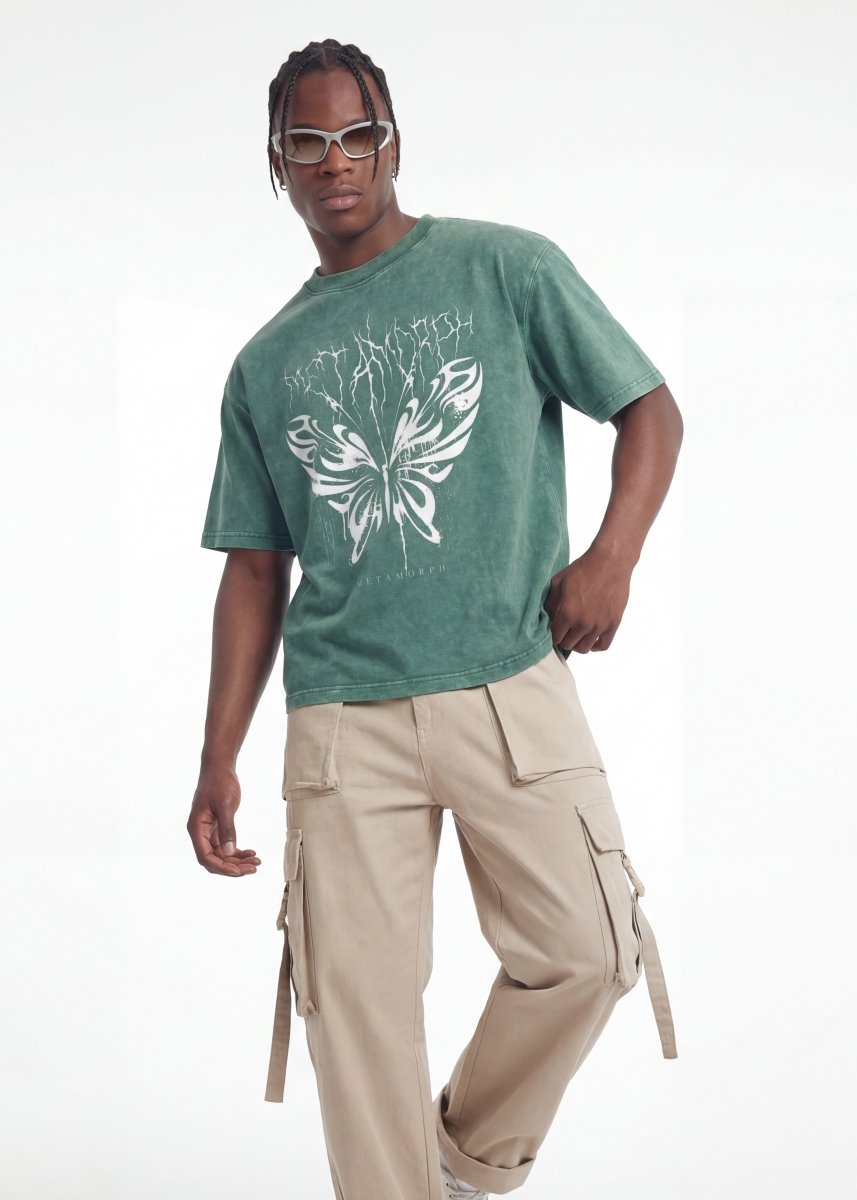 Butterfly Boxy Fit Tee - TOPARADI