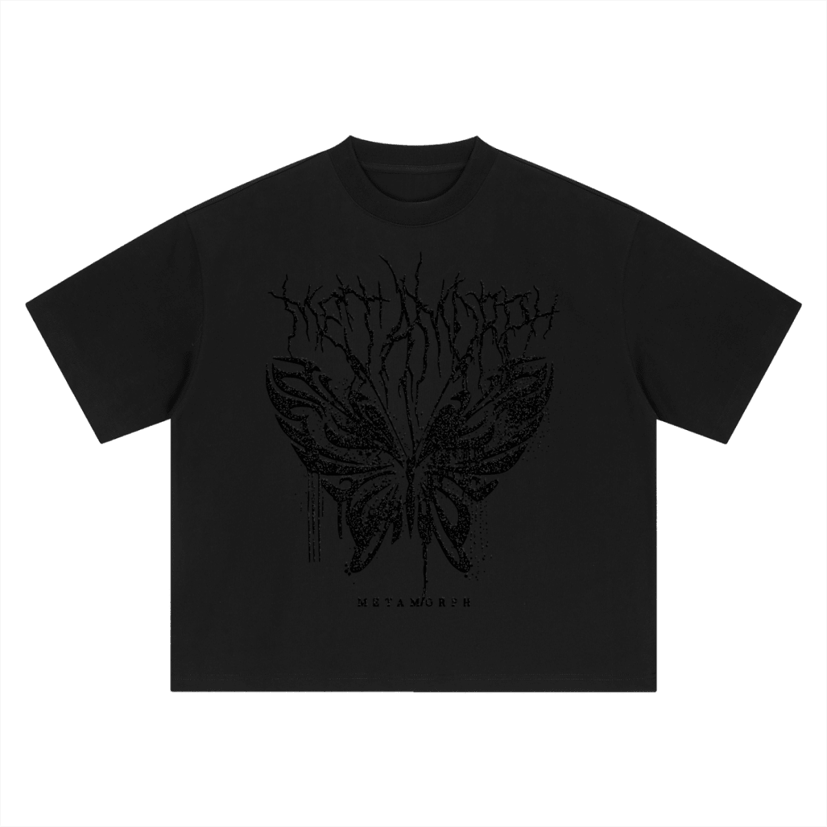 Butterfly Boxy Oversized Tee - TOPARADI