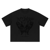 Butterfly Boxy Oversized Tee - TOPARADI