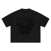 Butterfly Boxy Oversized Tee - TOPARADI