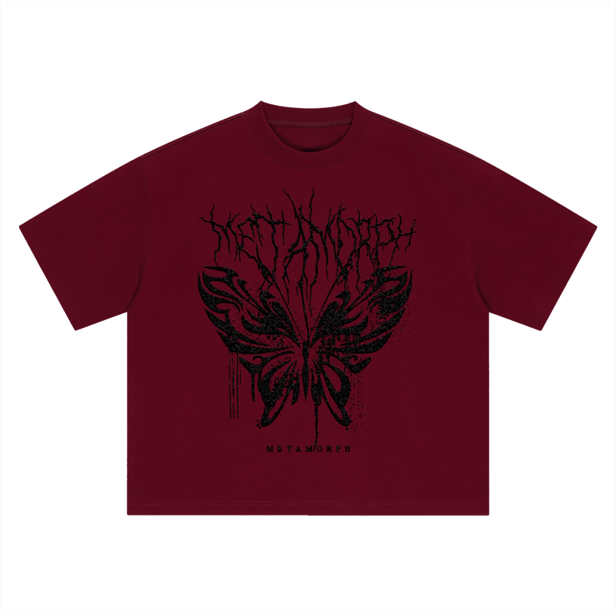 Butterfly Boxy Oversized Tee - TOPARADI