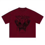 Butterfly Boxy Oversized Tee - TOPARADI