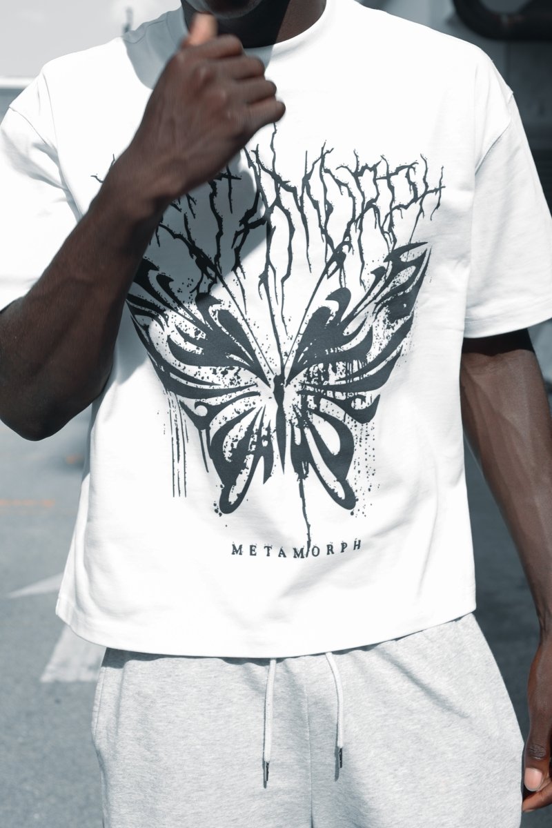 Butterfly Boxy Oversized Tee - TOPARADI