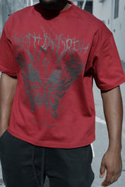 Butterfly Boxy Oversized Tee - TOPARADI