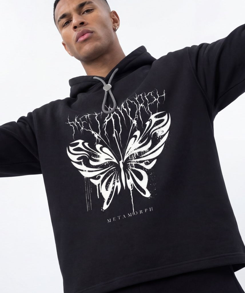 Butterfly Oversized Hoodie for Him - TOPARADI