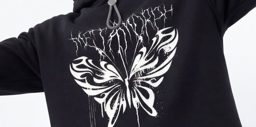 Butterfly Oversized Hoodie for Him - TOPARADI