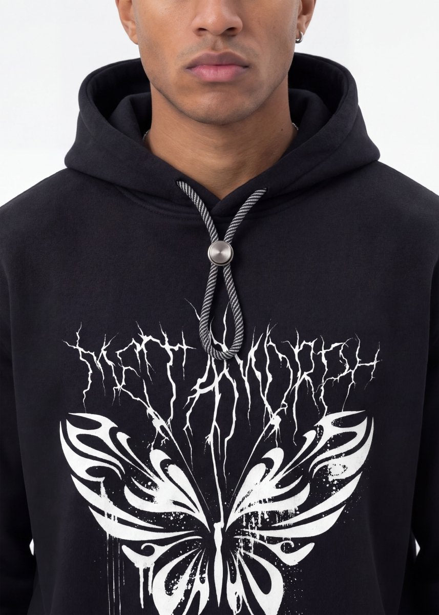 Butterfly Oversized Hoodie for Him - TOPARADI