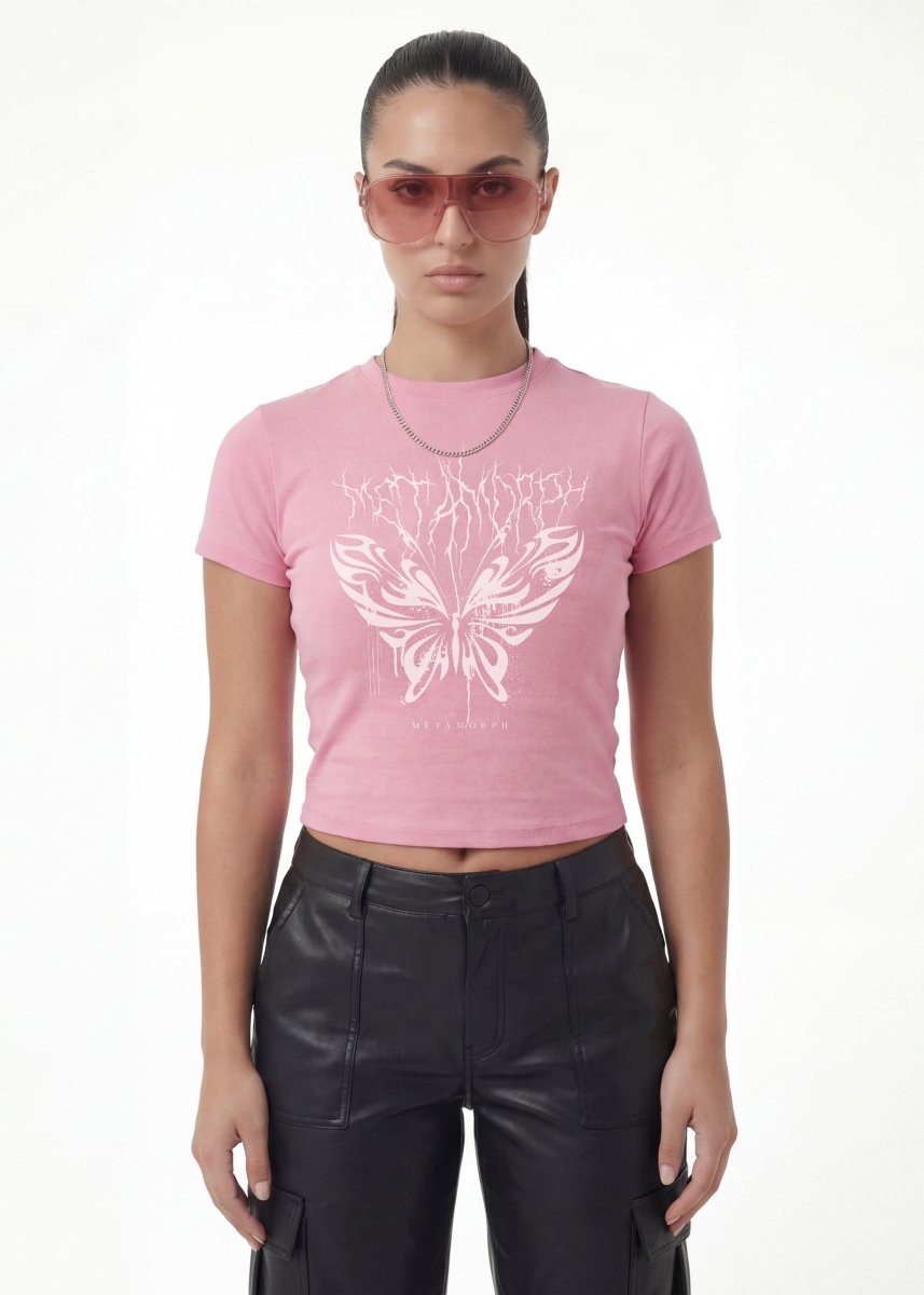 Butterfly Slim Fit Tee - TOPARADI