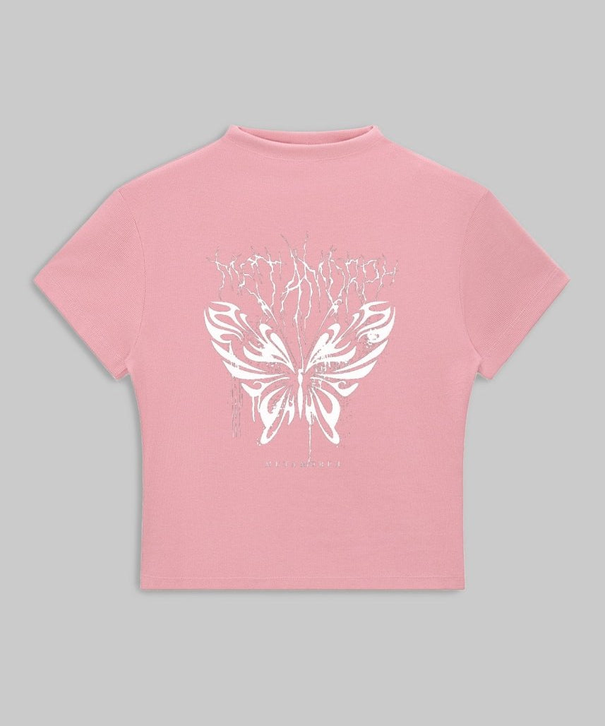 Butterfly Slim Fit Tee - TOPARADI