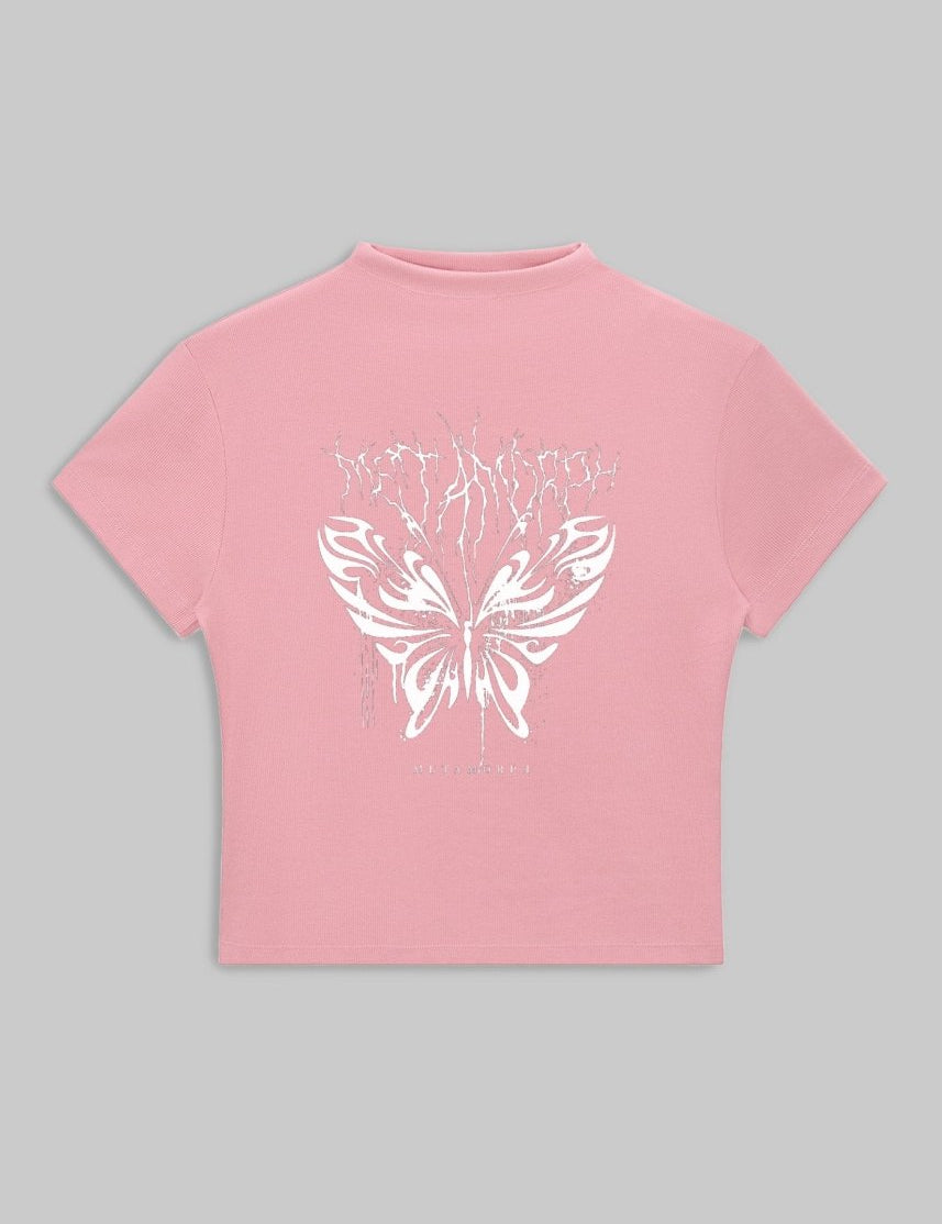 Butterfly Slim Fit Tee - TOPARADI