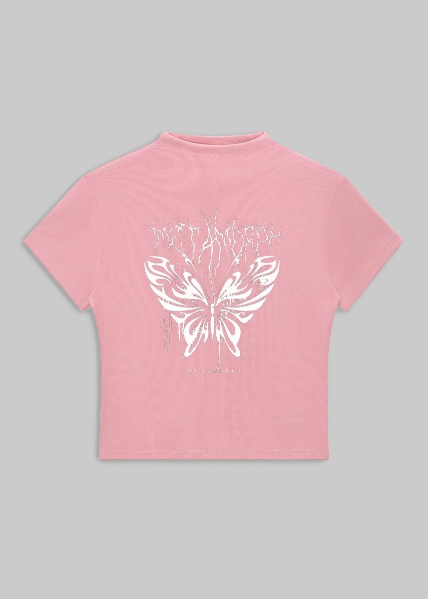 Butterfly Slim Fit Tee - TOPARADI