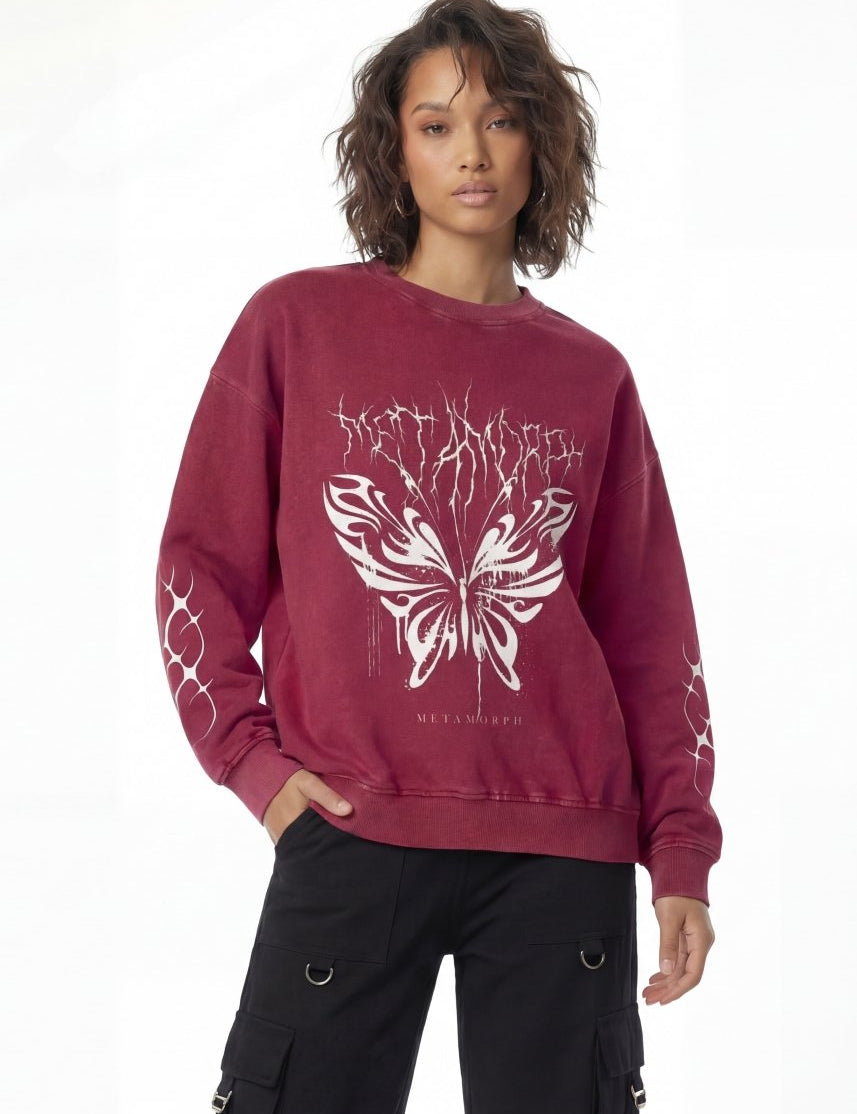 Butterfly Sweatshirt - TOPARADI