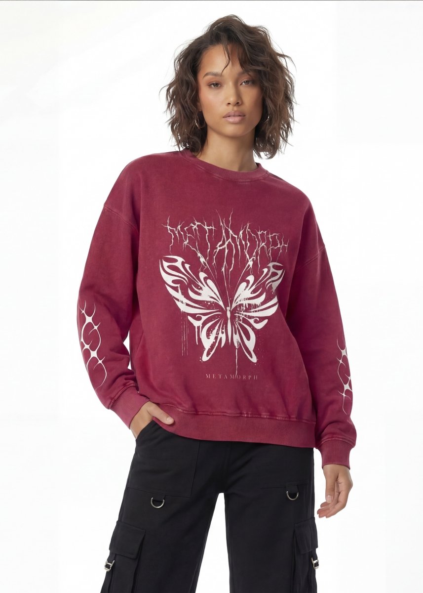 Butterfly Sweatshirt - TOPARADI