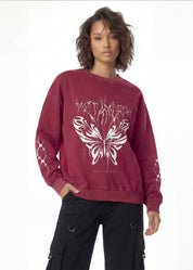 Butterfly Sweatshirt - TOPARADI