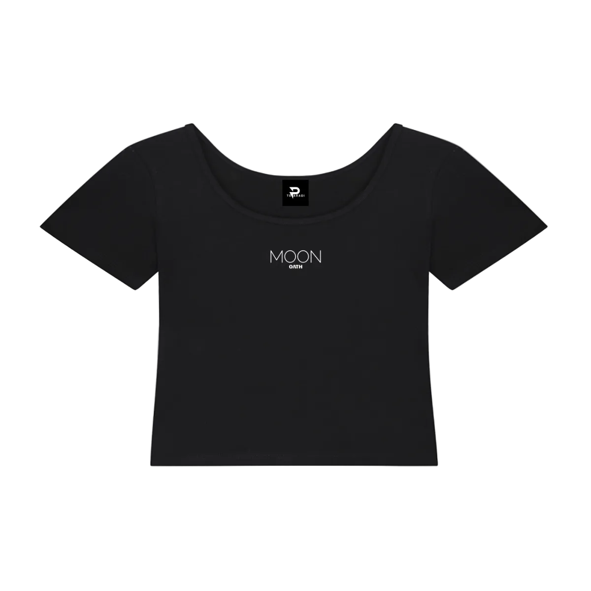 Black / S Essential Cotton Bodycon Crop Top