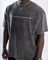 Gray / S Faith Moves Mountains | Acid Wash Oversized T-Shirt