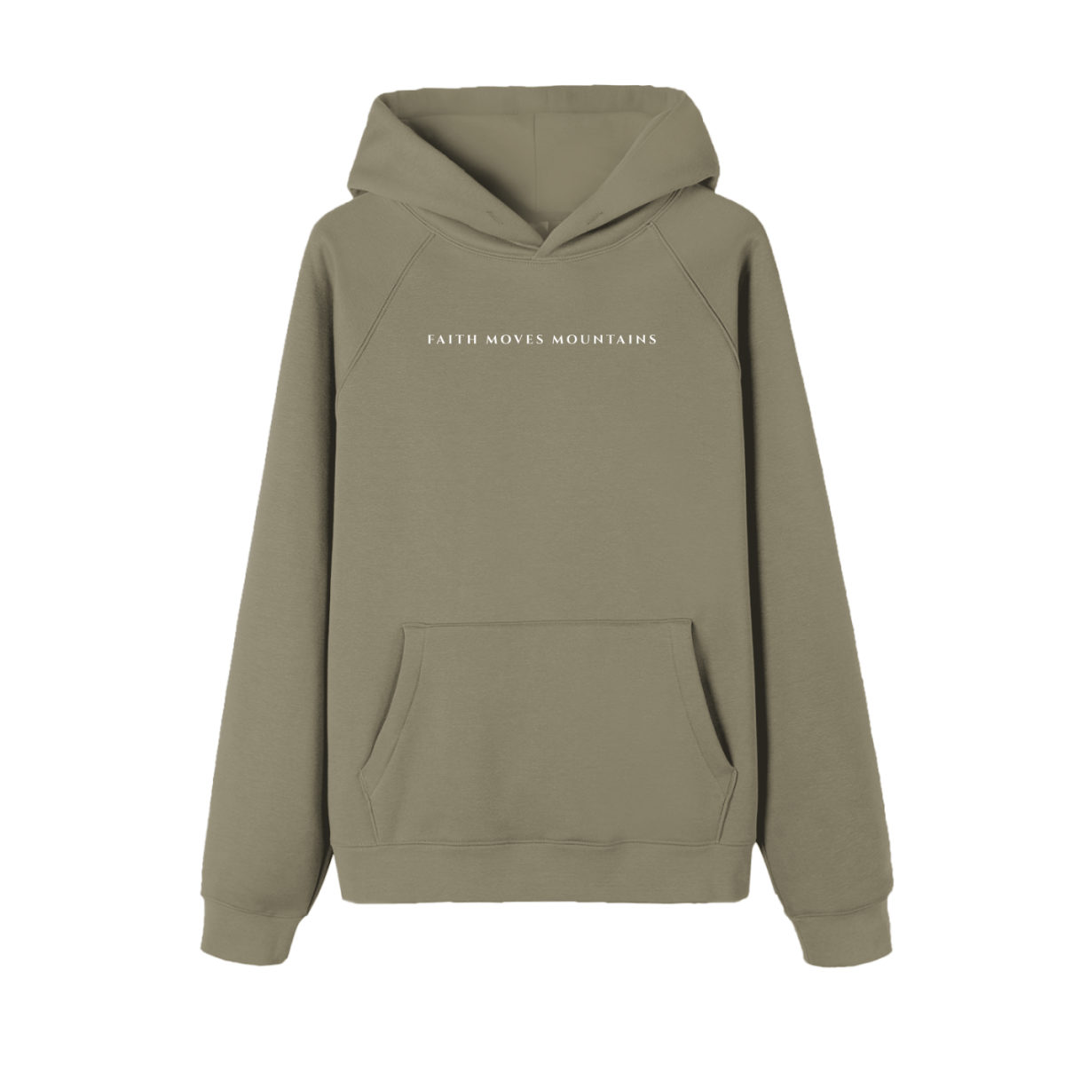 Faith Moves Mountains | Essential Raglan Sleeve Hoodie