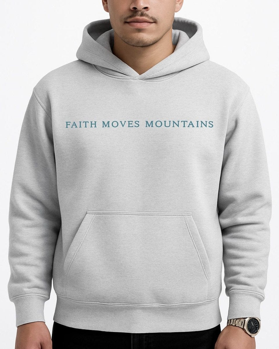  S Faith Moves Mountains | Fleeced Boxy Hoodie