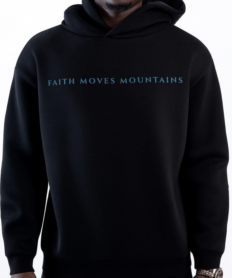  S Faith Moves Mountains | Fleeced Boxy Hoodie