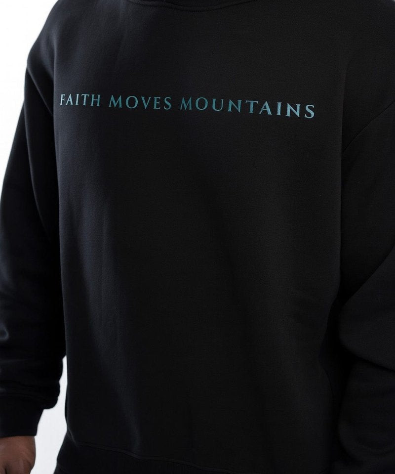 Faith Moves Mountains | Fleeced Boxy Hoodie