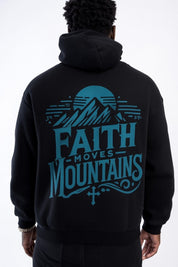 Faith Moves Mountains | Fleeced Boxy Hoodie