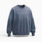 Dark Blue / S Faith Moves Mountains | Monkey Wash Drop-Shoulder Sweatshirt