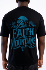 Faith Moves Mountains | Oversized Drop-Shoulder Tee