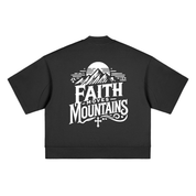 Faith Moves Mountains | Oversized T-Shirt Heavyweight Cotton