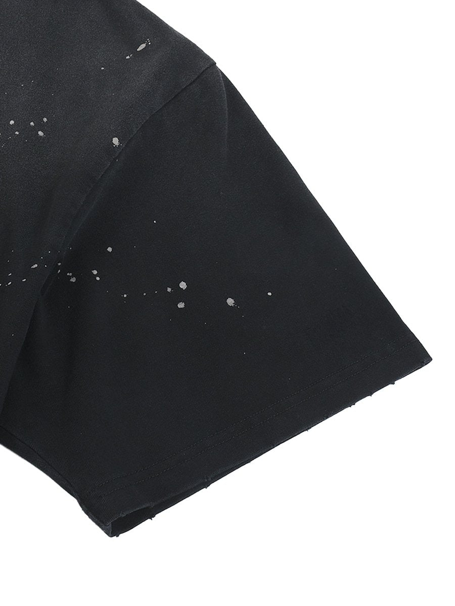 Faith Moves Mountains | Sunfade Paint Splatter Tee