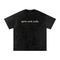 Black / S Faith Over Fear | Acid Wash Oversize T-Shirt – Beige Design