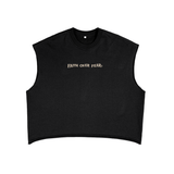 Faith Over Fear | French Terry Boxy Tank Top