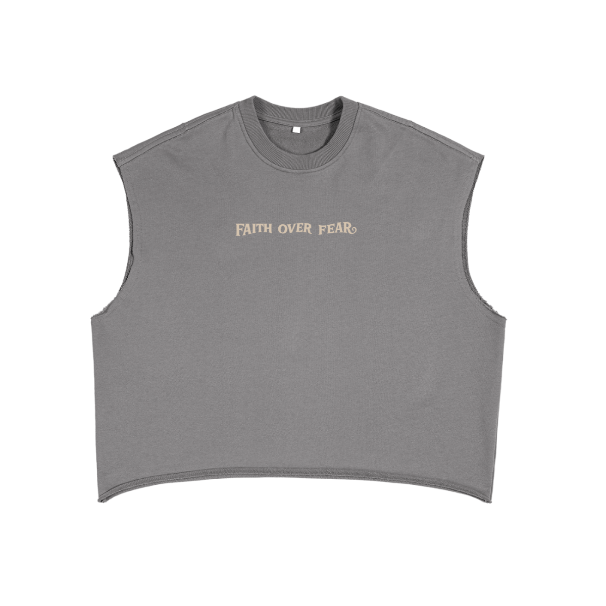  S French Terry Boxy Tank Top