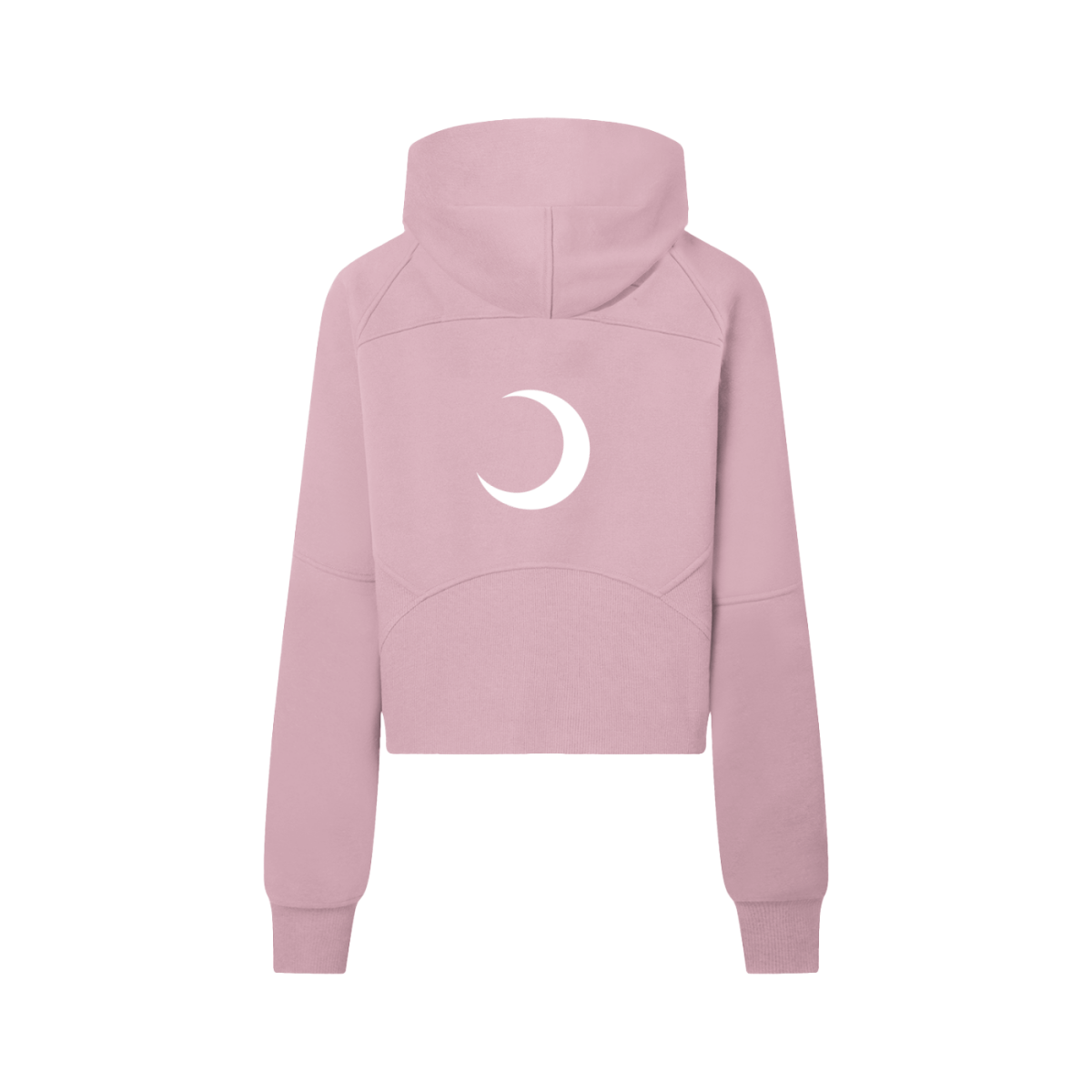 Moon Oath | Cropped Half-Zip Hoodie