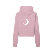 Moon Oath | Cropped Half-Zip Hoodie