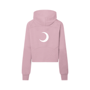 Moon Oath | Cropped Half-Zip Hoodie