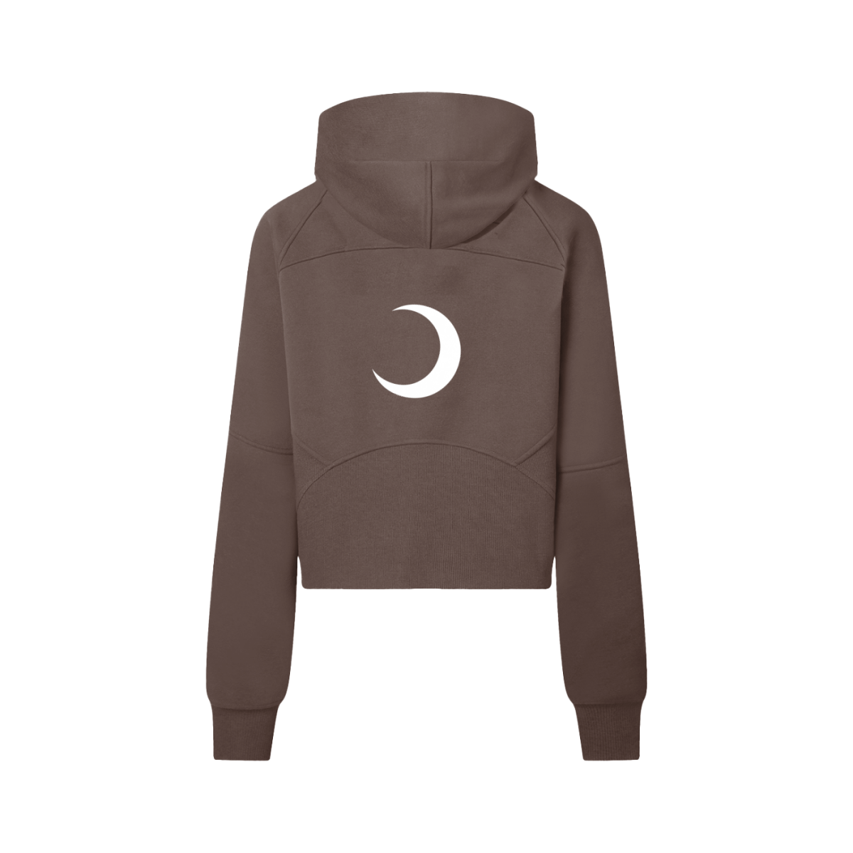 Moon Oath | Cropped Half-Zip Hoodie