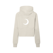 Moon Oath | Cropped Half-Zip Hoodie