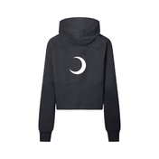 Moon Oath | Cropped Half-Zip Hoodie