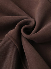 Moon Oath | Cropped Half-Zip Hoodie