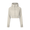 Beige / 4 - S Moon Oath | Cropped Zip-Through Hoodie