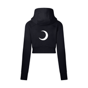 Moon Oath | Cropped Zip-Through Hoodie